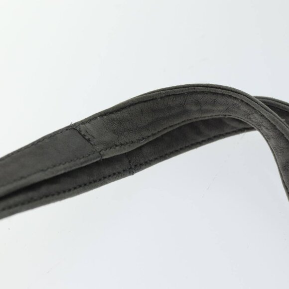 BALLY Shoulder Bag Leather Gray Auth yb580 - Picture 8 of 16